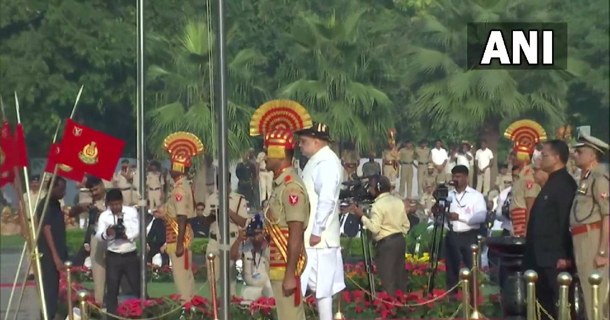 Amit Shah pays tribute at National Police Memorial, says their sacrifice will always be remembered